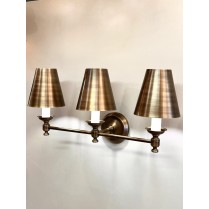 Wall sconce with three...