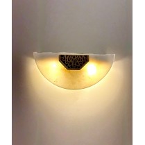 Wall lamp with geometric...