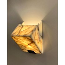 Geometric Marble Wall Sconce