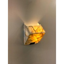 Geometric Marble Wall Sconce