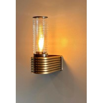 Ribbed Clear Glass Shade...