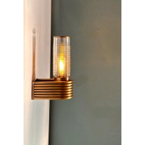 Ribbed Clear Glass Shade...
