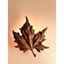 Cast Brass Maple Leaf Wall...