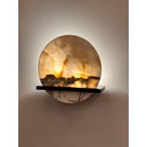 Recessed Marble Disc Wall...