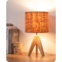 Rustic Charm Tripod Table Lamp
