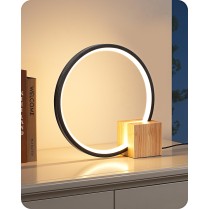 Round LED Table Lamp with...